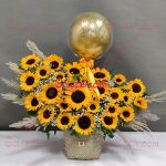 سبد گل خیلی قشنگ آفتابگردون