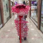 دسته گل رز سرخ بلند